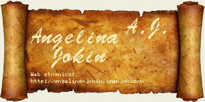 Angelina Jokin vizit kartica